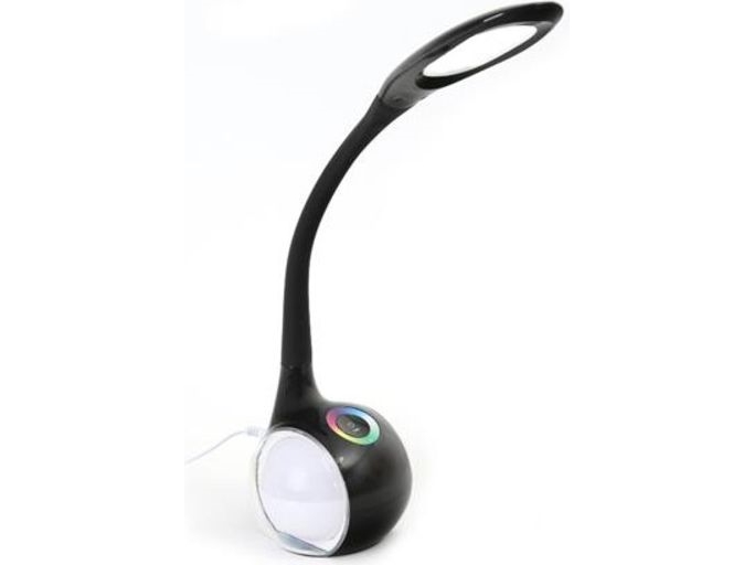 Platinet skrivbordslampa PDL20 7W 2-i-1 svart (43735) | Belysning - Inomhusbelysning - Bordslampa | GameStuff