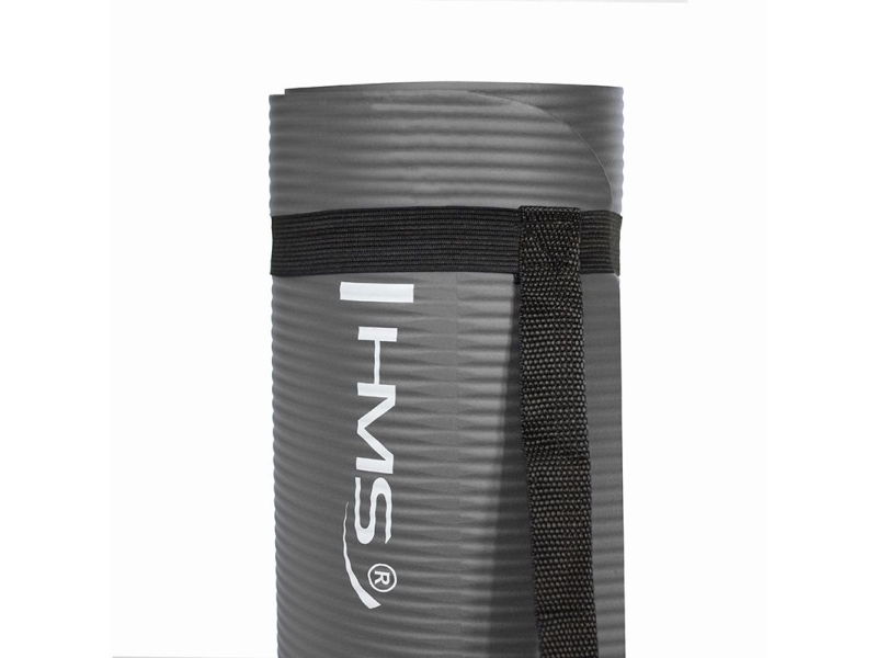 HMS grå yogamåtte 183x61x1cm (YM03)