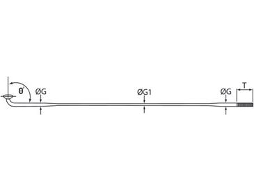 Cn Spoke Db454 2.0-1.8-2.0 Eger I Rustfrit Stål 290Mm Sort + Nipler 144Stk (Cn-Db454-290C)