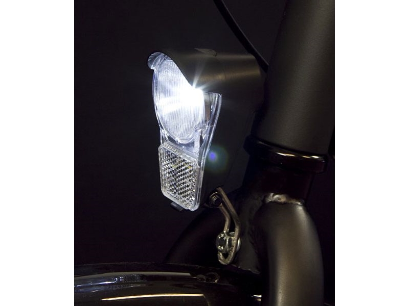 SPANNINGA Lampa przednia GALEO XB 4 LUX + baterie (SNG-H058118) | Cykling - Cykelutrustning - Cykelbelysning | GameStuff