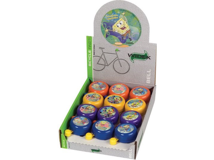 Widek cykelklokke SPONGE BOB Mix Colours Æske med 12 (WDK-S361)