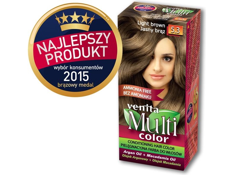 Venita Ammoniak-Frei Multi Color 5.3 Hellbraun