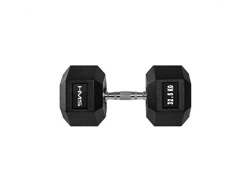 HMS håndvægt Hex Pro gummieret 1 x 32,5 kg