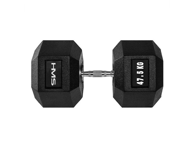 HMS Fitness HEX PRO håndvægt 47,5 kg fast vægt 1 stk