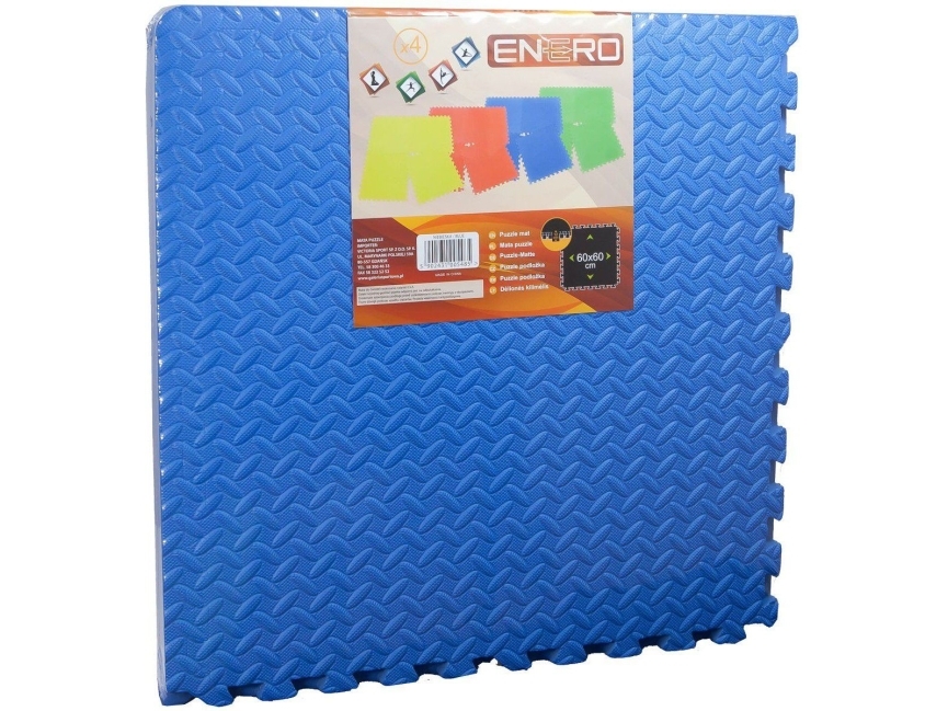ENERO måtte skum puslespil 60 x 60 cm 4 stk.