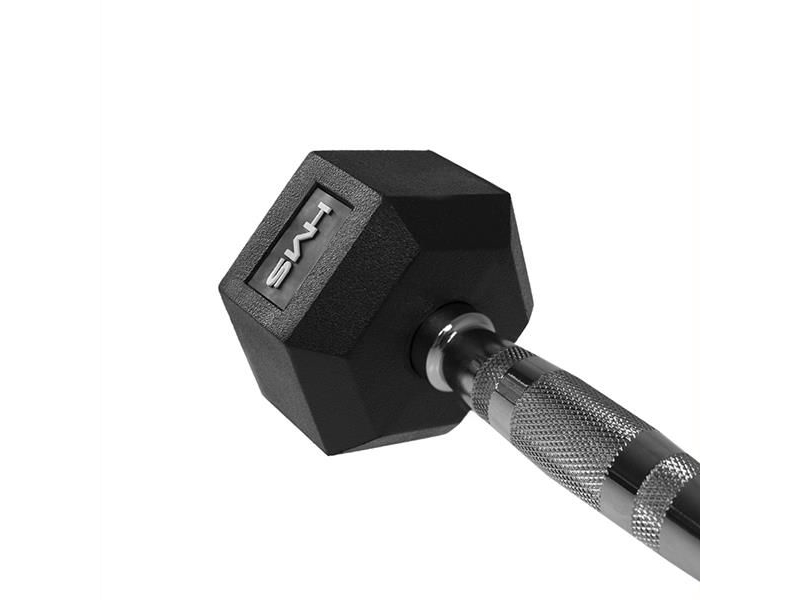HMS HEX PRO håndvægt 12 kg - fast vægt, gummi og stål