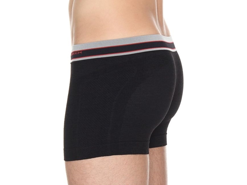 Brubeck Bokserki męskie Merino Active Wool czarny r. M (BX10870)