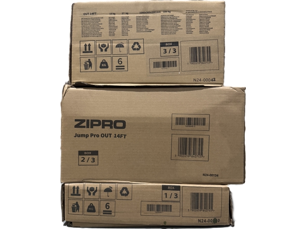 Zipro havetrampolin Jump Pro med 14FT 435cm udendørs net