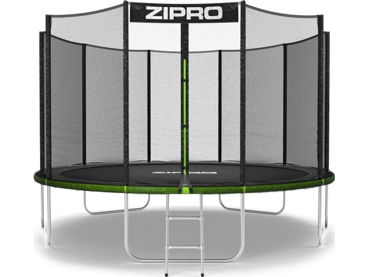 Zipro Garten Jump Pro Trampolin Mit 12Ft 374Cm Outdoor-Netz + Schuhsack Free!