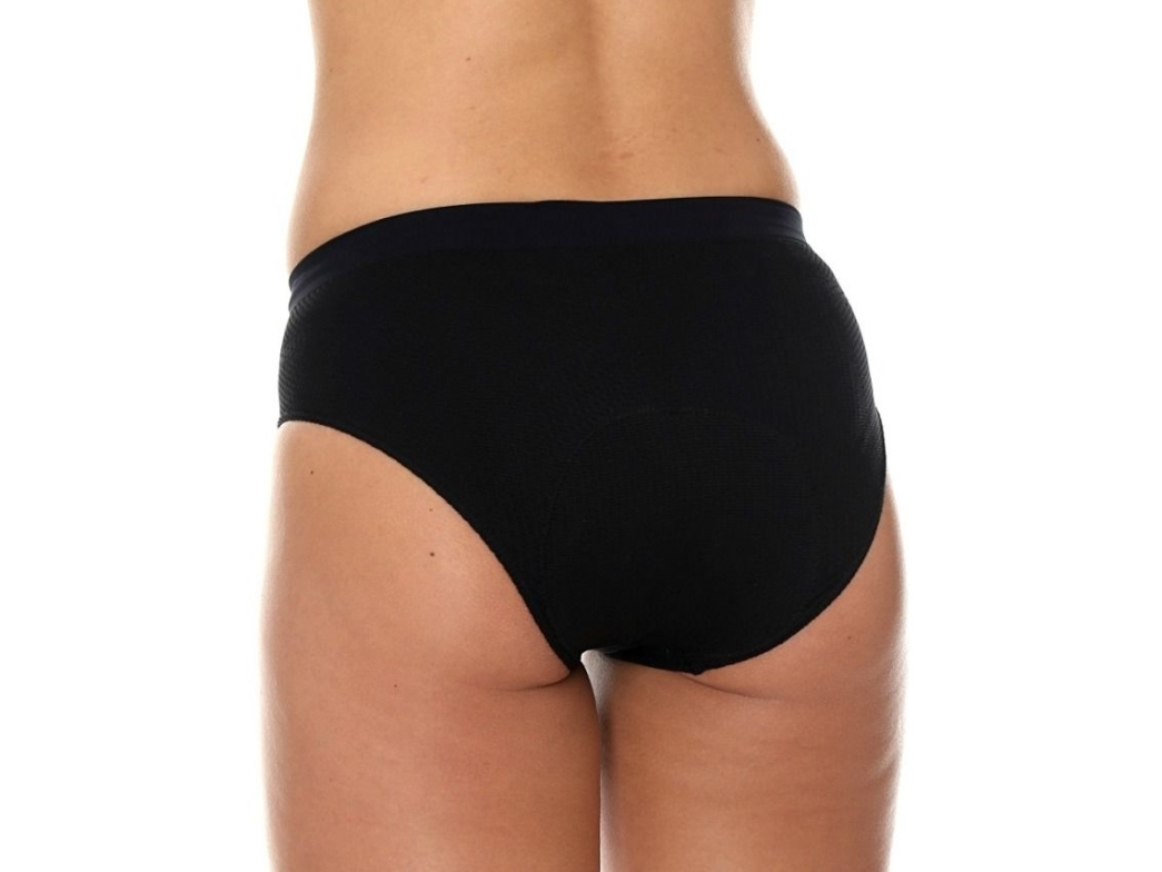 Brubeck Women's Panties With A Bicycle Insert, Black Size M (Hi10300)