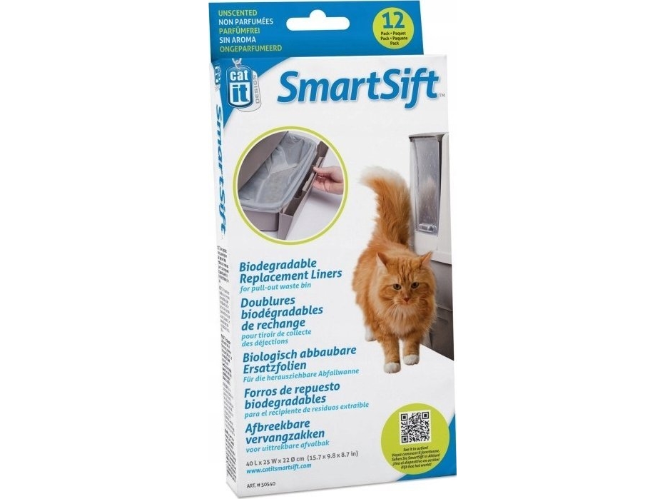 Catit - Replacement Liners (Bottom) Smart Sift 12St - (775.1072)