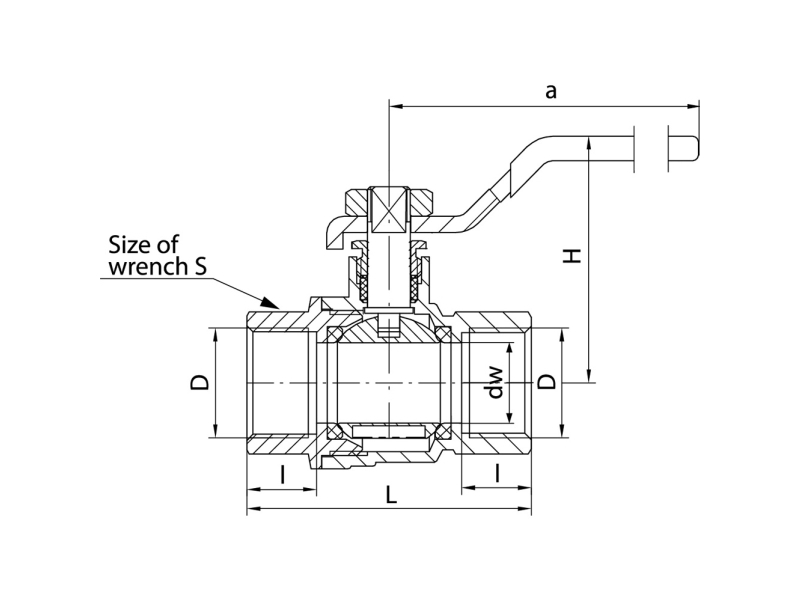 Valvex Tryton 2" Vandkugleventil 1457200