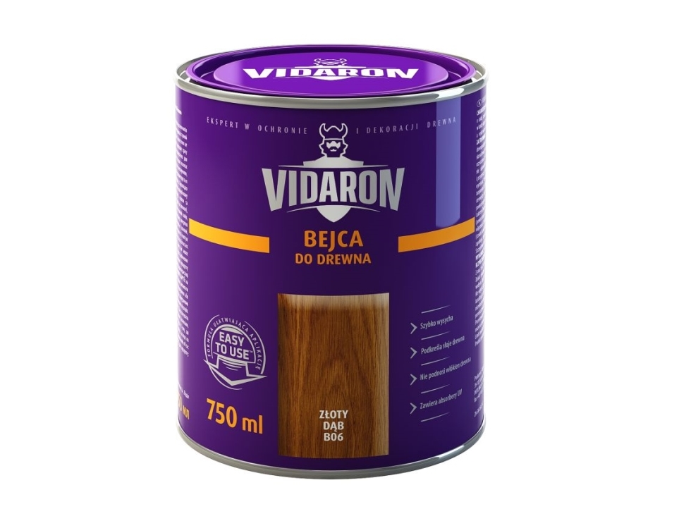 VIDARON bejdse til træ teak 0,2 L