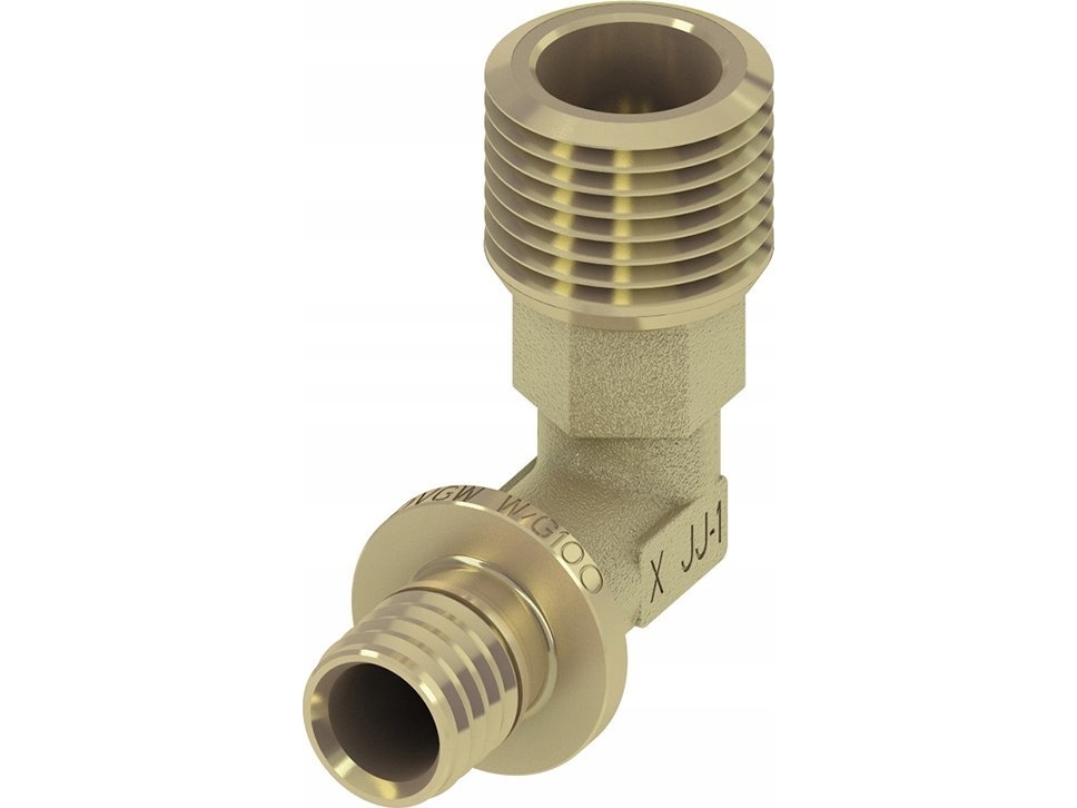 Tece Overgangsvinkel-Nippel Gz 20X3/4" I Messing - 707501