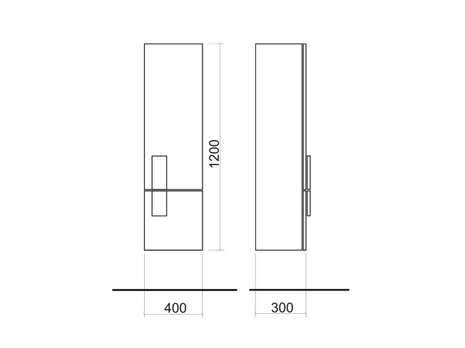 Kfa Słupek Duero 40Cm Dąb Sonoma (5906031447799)