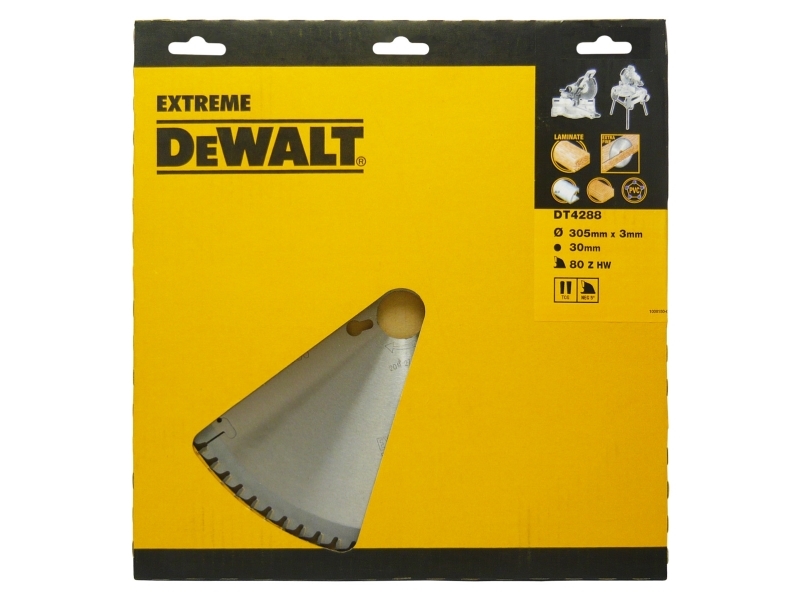 Dewalt Sahanterä paikallaan oleviin sahoihin 305x30mm 80 hammasta - DT4288 - DT4288