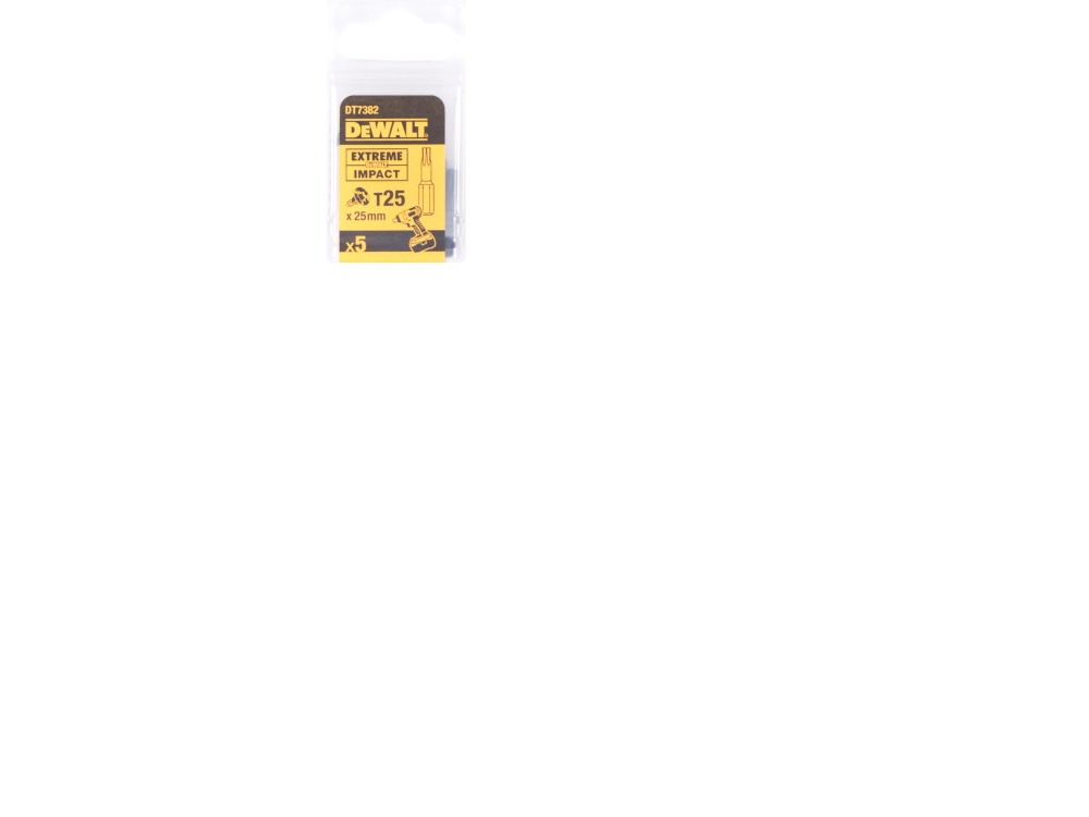 Dewalt Torsion Impact Bits T25x25mm 5St. - Dt7382t