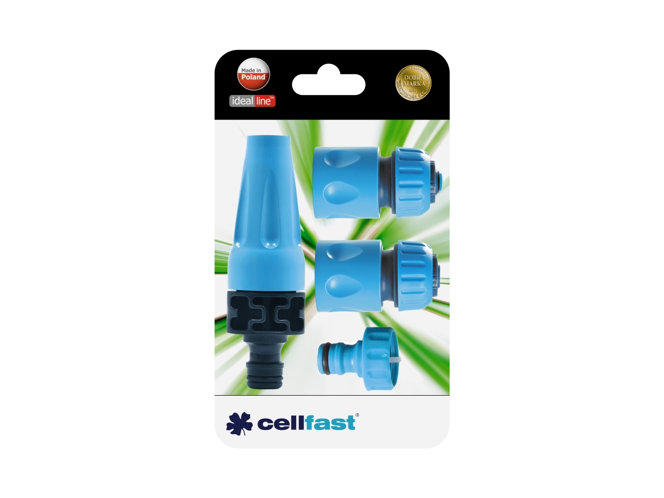 CELLFAST DISCOVER DELUX -kärry + 20m letku + suihkutuslaite + liitin