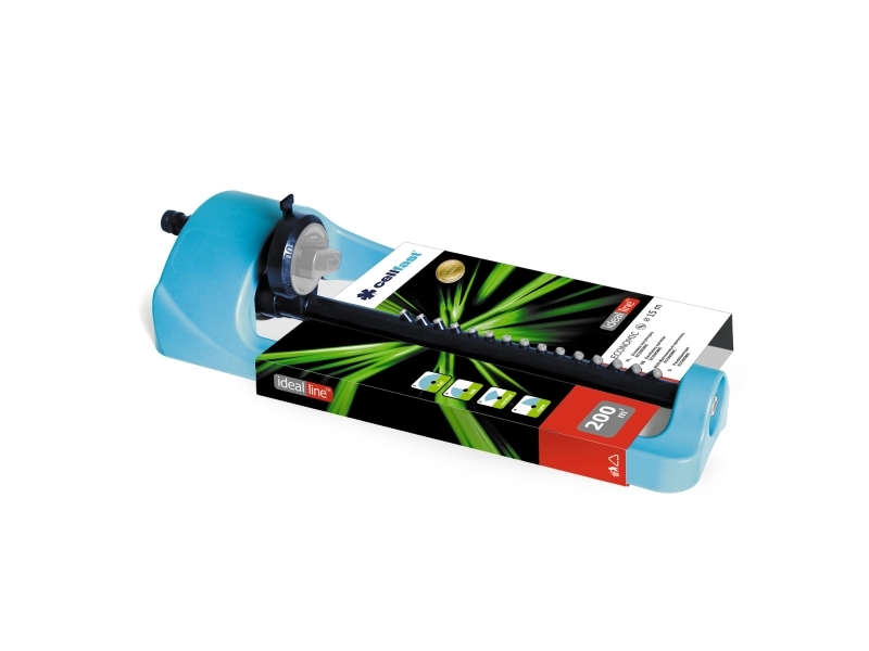 Cellfast 52-071, Oscillerende Vandsprinkler, 300 M², 6 Bar, Blå