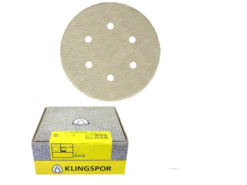 Klingspor Krazek sliprondell sj&auml;lvh&auml;ftande 150 mm gr. 180 1 st - 45546F