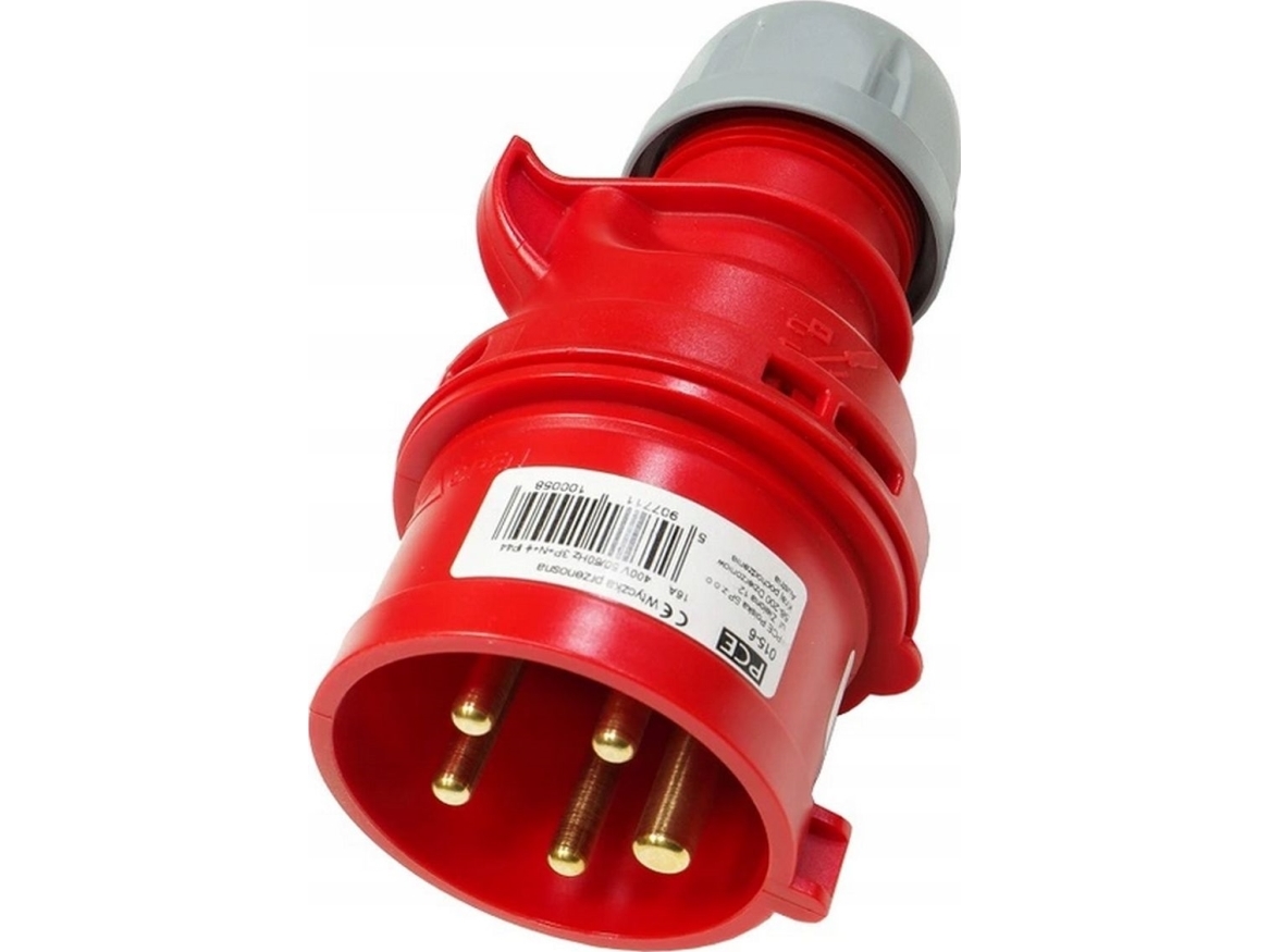 PCE 015-6 CEE-band 16 A 5-polig 400 V 1 förpackning | EL Artiklar - Cee & multipolär - Cee material | GameStuff