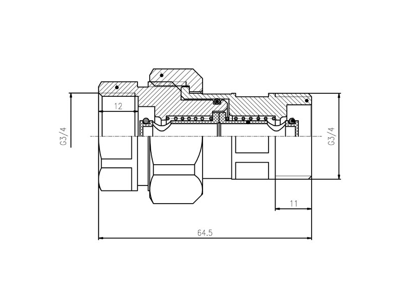 Ferro Hurtigkobling 3/4 til membranpotte - SN01