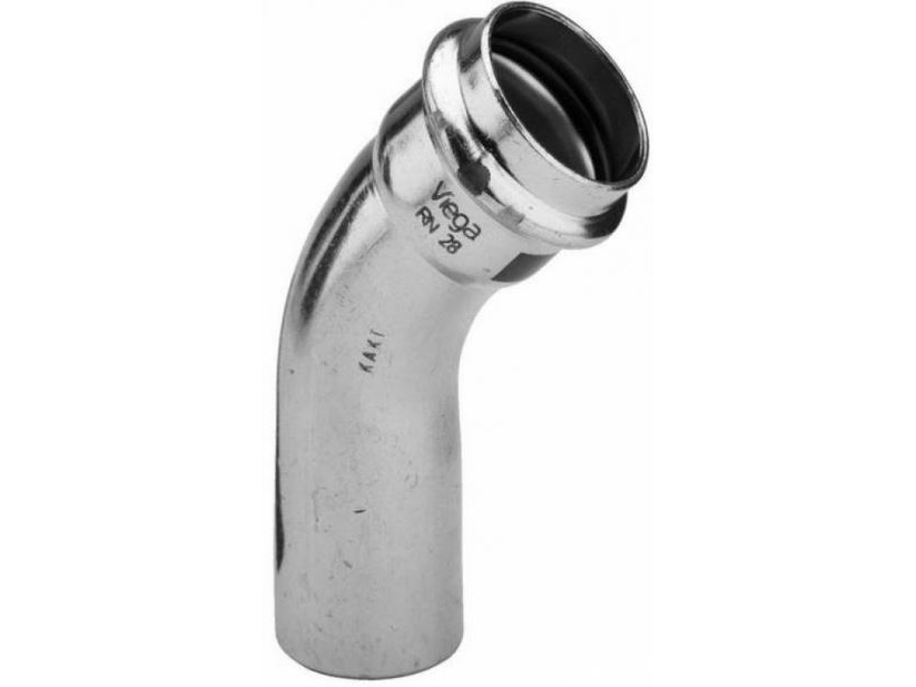 Viega Prestabo böjning 45° 54 Stål/förzinkat, 558390 | VVS Artiklar - Rör & Kopplingar - Tryckrör och rördelar | GameStuff