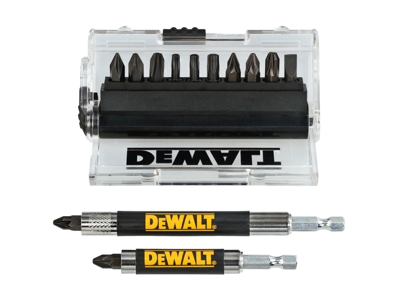 DeWALT DT70512T-QZ, 12 kpl, Phillips, Pozidriv, Paikka, Torx, PH 1, PH 2, PH 3, PZ 1, PZ 2, PZ 3, T20, T25, T30, Kahdeksankulmainen