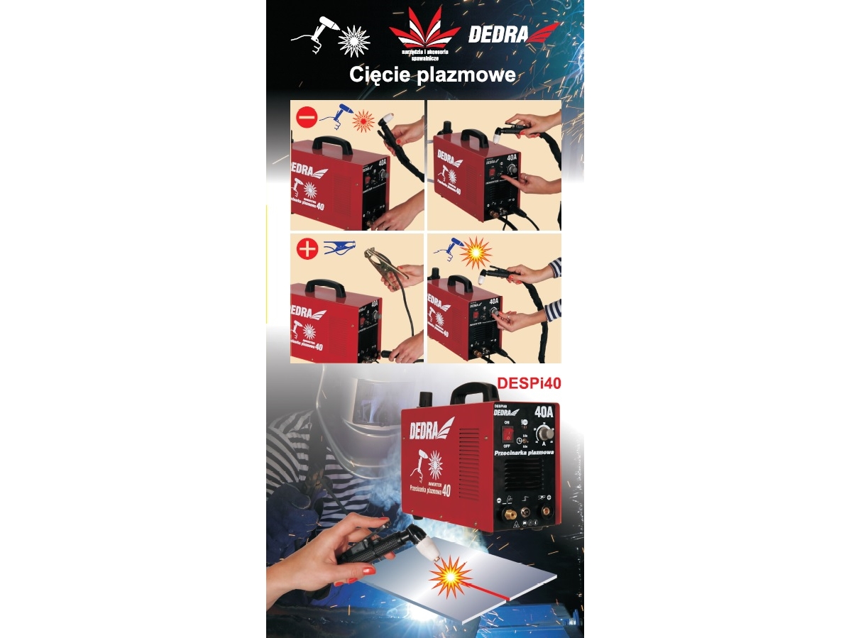 Dedra 40A inverter plasmaskärmaskin - DESPi40 | Elverktyg - Övriga maskiner - Svetsverktyg | GameStuff