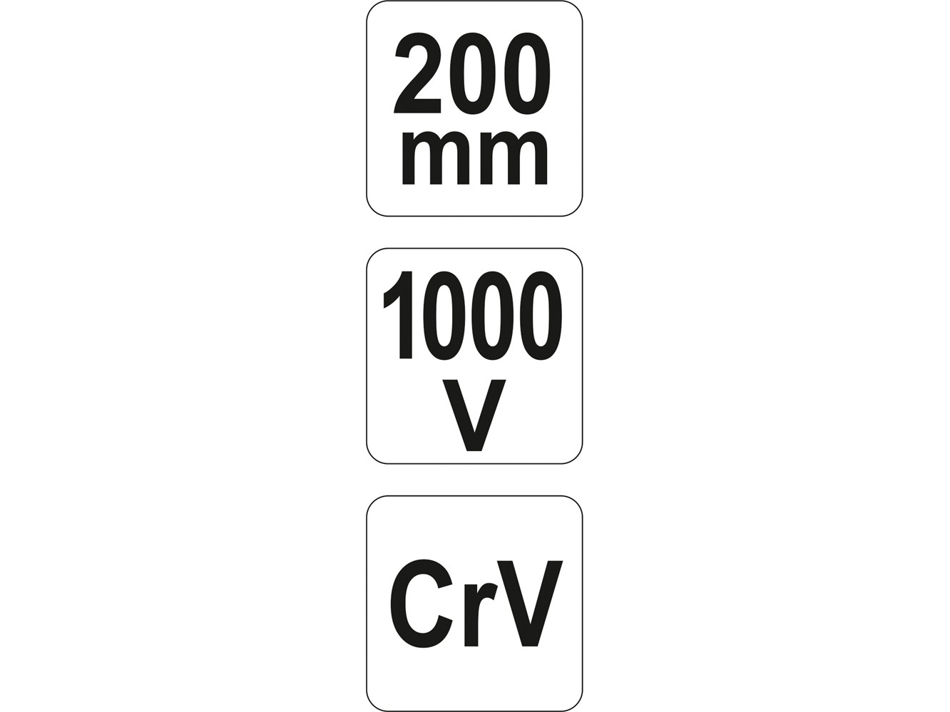 Yato Universal Punches 200Mm Vde