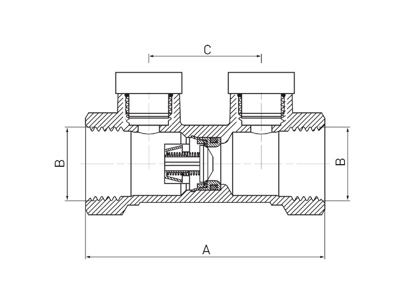 Ferro-antidrænventil til beskyttelse mod tilbagestrømning EA 3/4 ZZA02