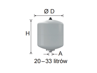Reflex Membranbehållare S 12L - 9702700 | Köksapparater - Storköksutrustning - Slaktarartiklar - Maskinuppsättning | GameStuff
