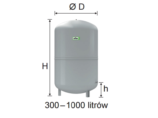 Reflex Membrantank N 200L C.O. - 8213313 | Skrivare - Skrivartillbehör - Handskanner | GameStuff