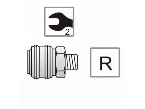 Pansam Quick Coupler 1/2 1/4 (A535404)