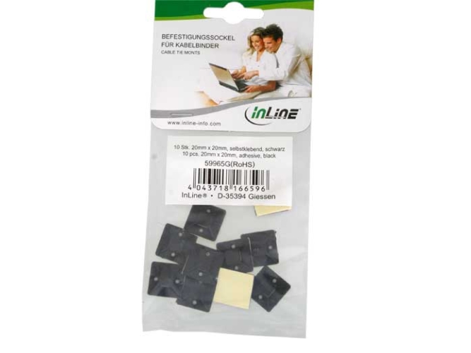 Inline 59965G, Sort, -20 - 85 °C, 20 Mm, 20 Mm, 7 G, 90 Mm