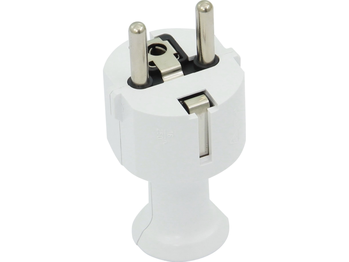 Opal Stecker Gerade, Zerlegbar Wt-40 2P+Z 16A Weiß