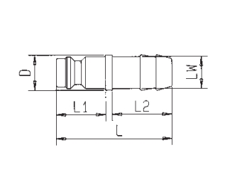 RECTUS Connection 9mm (12214)