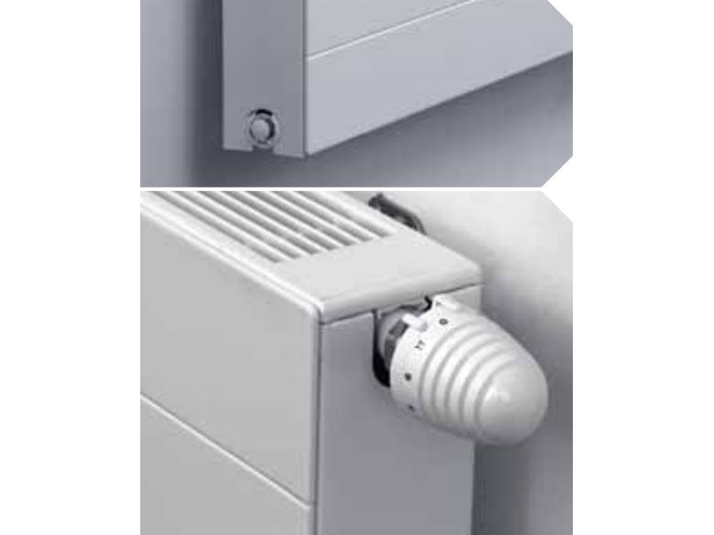 Planar dekorativ radiator med glatt frontpanel Type 22 60 x 70cm venstrehendt (GR-ST-P-22070L)