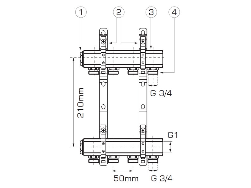 Ferro fördelare typ RPN 1 11-vägs nippel (RPN11) | N - A | GameStuff