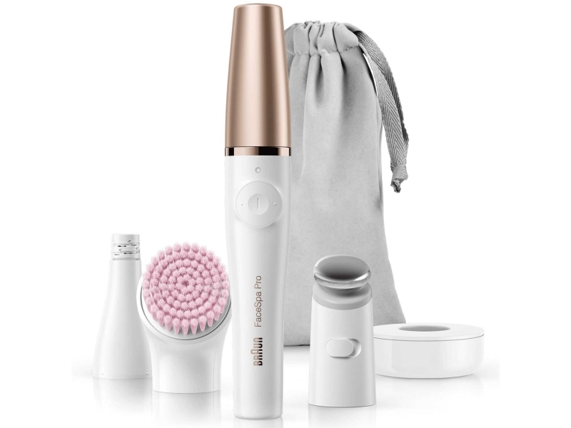 Braun Braun Pro 912 Facespa, 3-In-1-Gesichtspflegegerät, Batteriebetrieben, Weiß / Braun