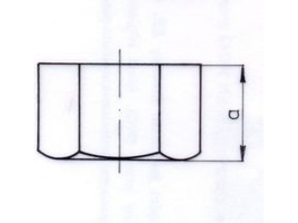 Zawiercie Foundry 1 hexagonal plugg svart | VVS Artiklar - Rör & Kopplingar - Galvaniserade rör och rördelar | GameStuff
