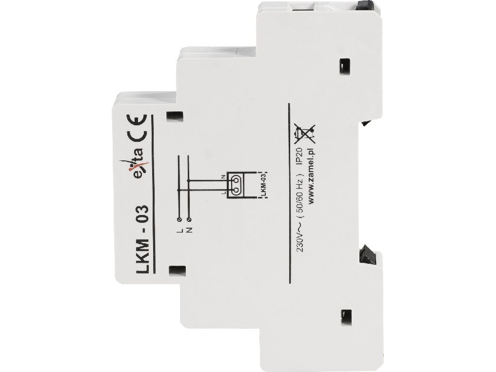 Zamel 230V LED-virtalähteen merkkivalo vihreä LKM-03-20 (EXT10000045)