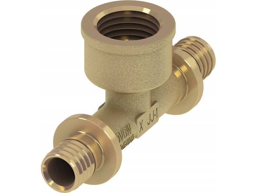 Messinkinen tee 25mm x 3/4 x 25mm (769525)