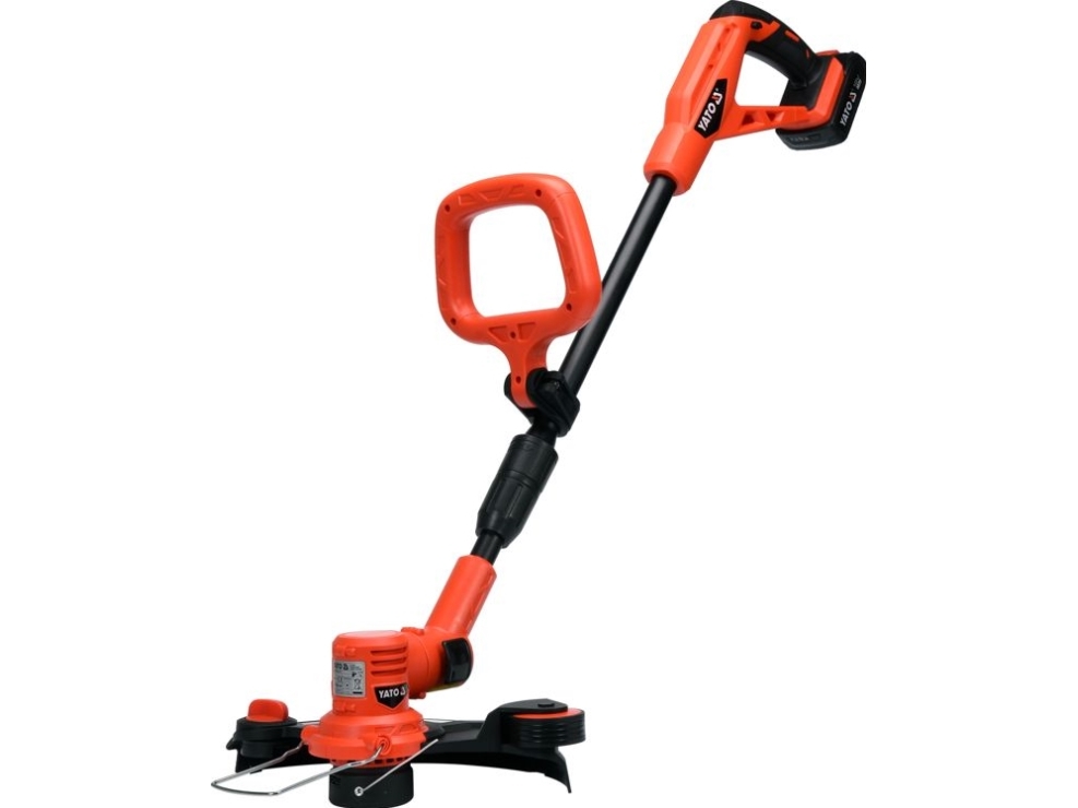 Yato Yt-82830, Græstrimmer, 30 Cm, Nylonlinje, D-Loop Håndtag, 1,65 Mm, 7200 Rpm