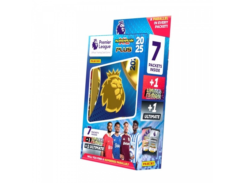 Panini Kolekcija Kortos Premier League PLUS 2025 kolekcinė dėžutė | Utomhusleksaker - Spela i trädgården - Fotbollsmål | GameStuff