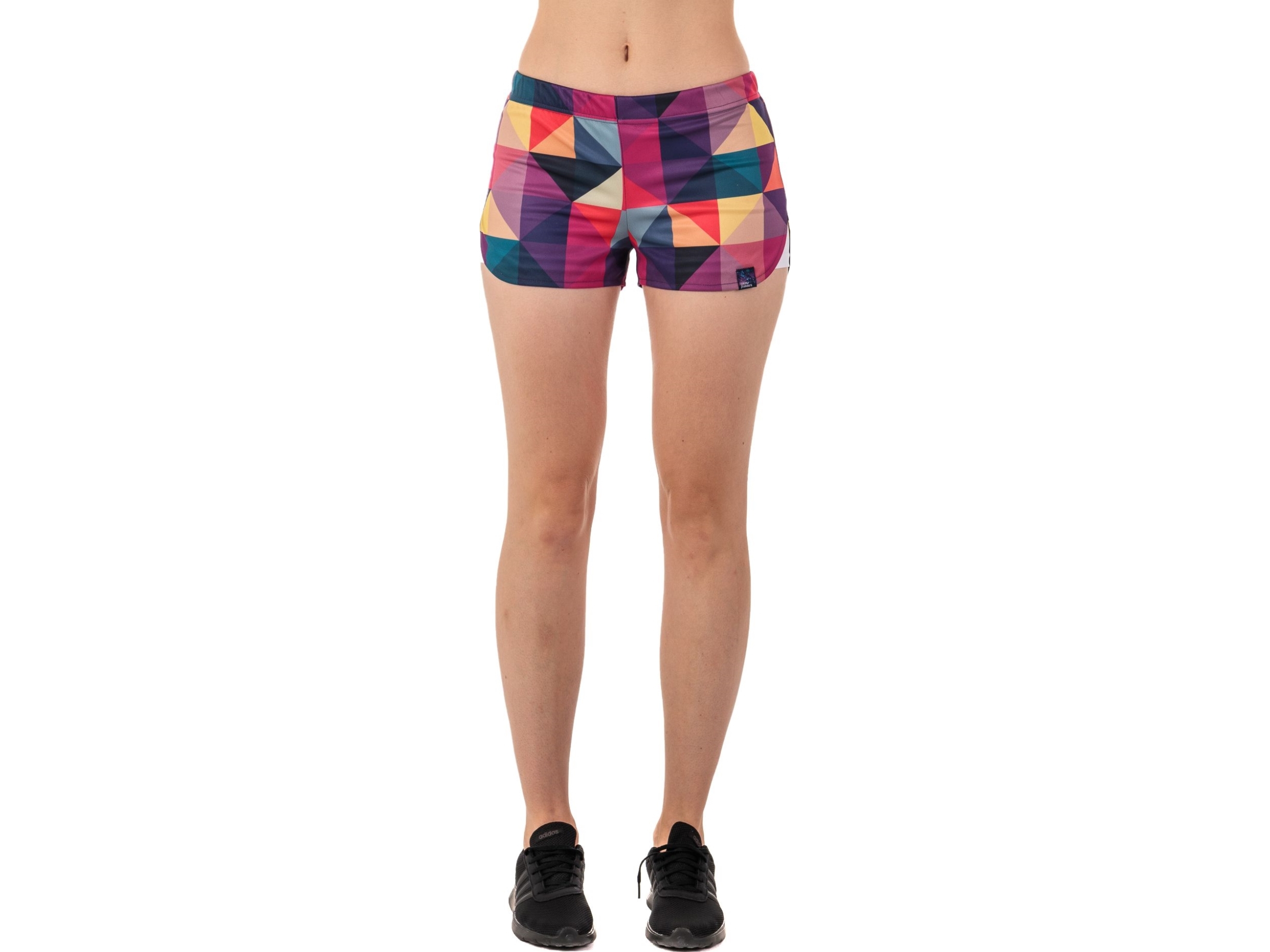 Colour Pleasure Shorts Til Kvinder Cp-020 12 Lilla/Gul R. Xs-S