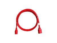 Raritan Securelock - Strømkabel - Iec 60320 C19 Til Iec 60320 C20 - 1.5 M - Rød (Pakke Med 6)