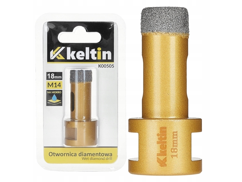 Diamant-hulsav til stentøj 18 mm M14 (100)