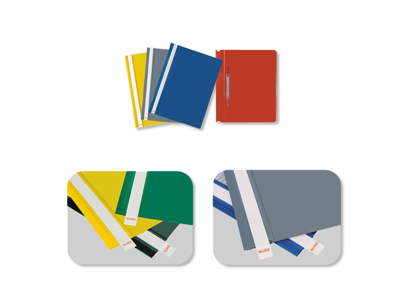 Folder Biurfol Folder A4 Hard - Gray Pack Of 10