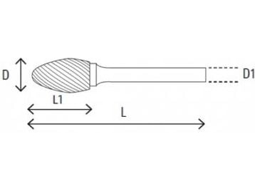 Beta Flame Rotary Plastic Pferd 10Mm